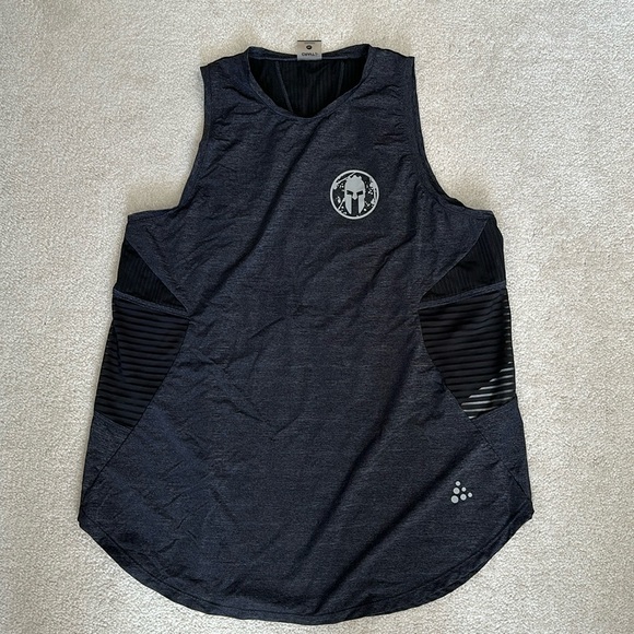 Craft Spartan Race women’s XL athletic muscle shirt gray and black - Picture 1 of 10